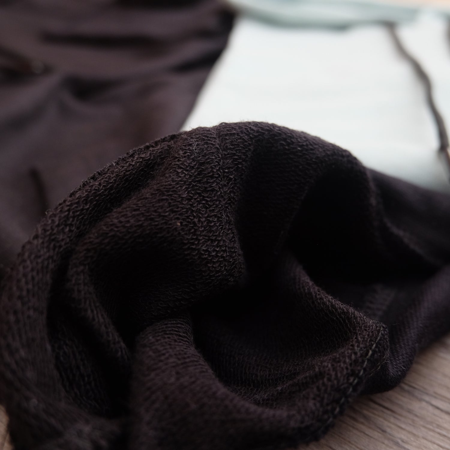 Pack 2 Sweat a Capuche Cotton Vert Eau + Noir