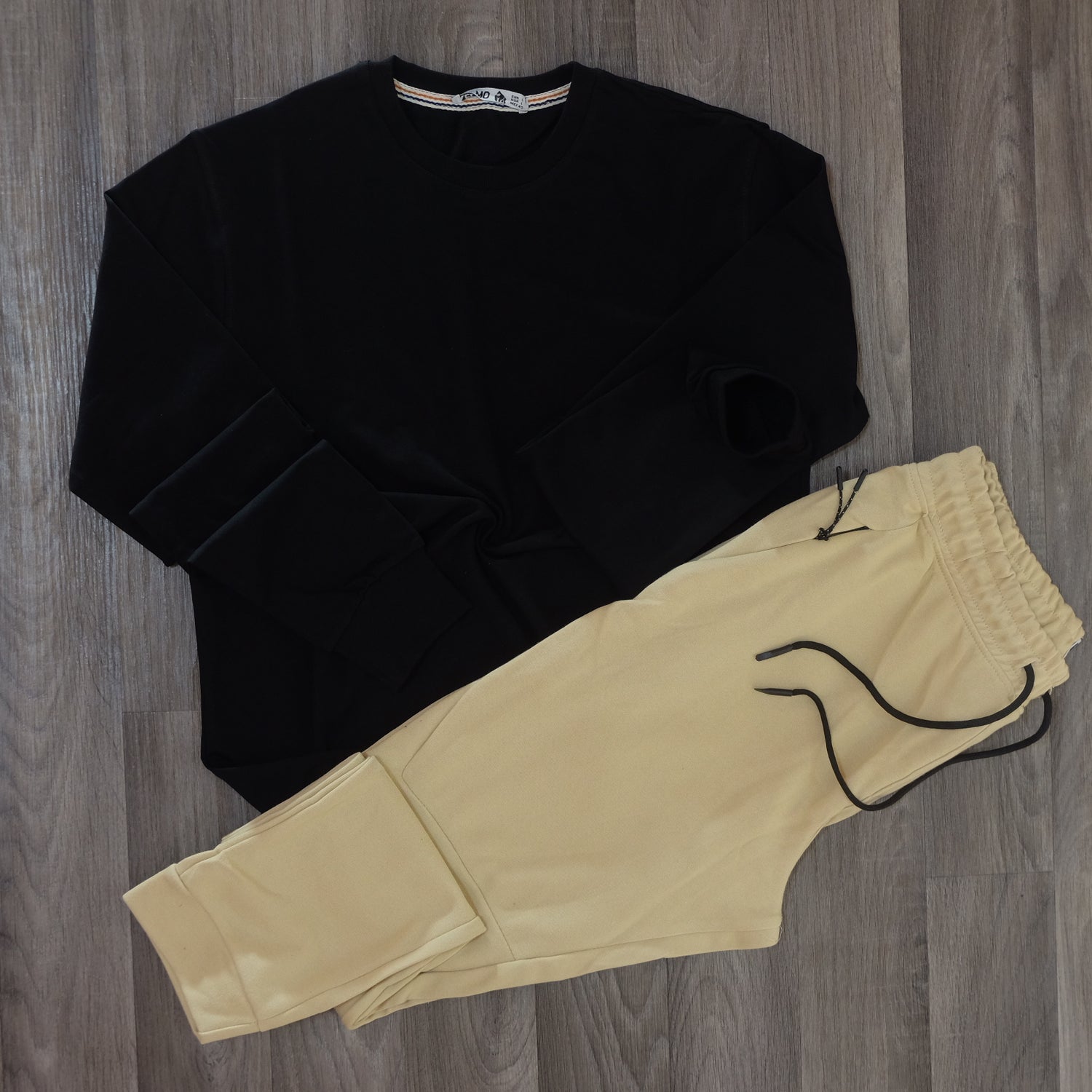 Ensemble Jogging Beska Beige + Sweat Noir