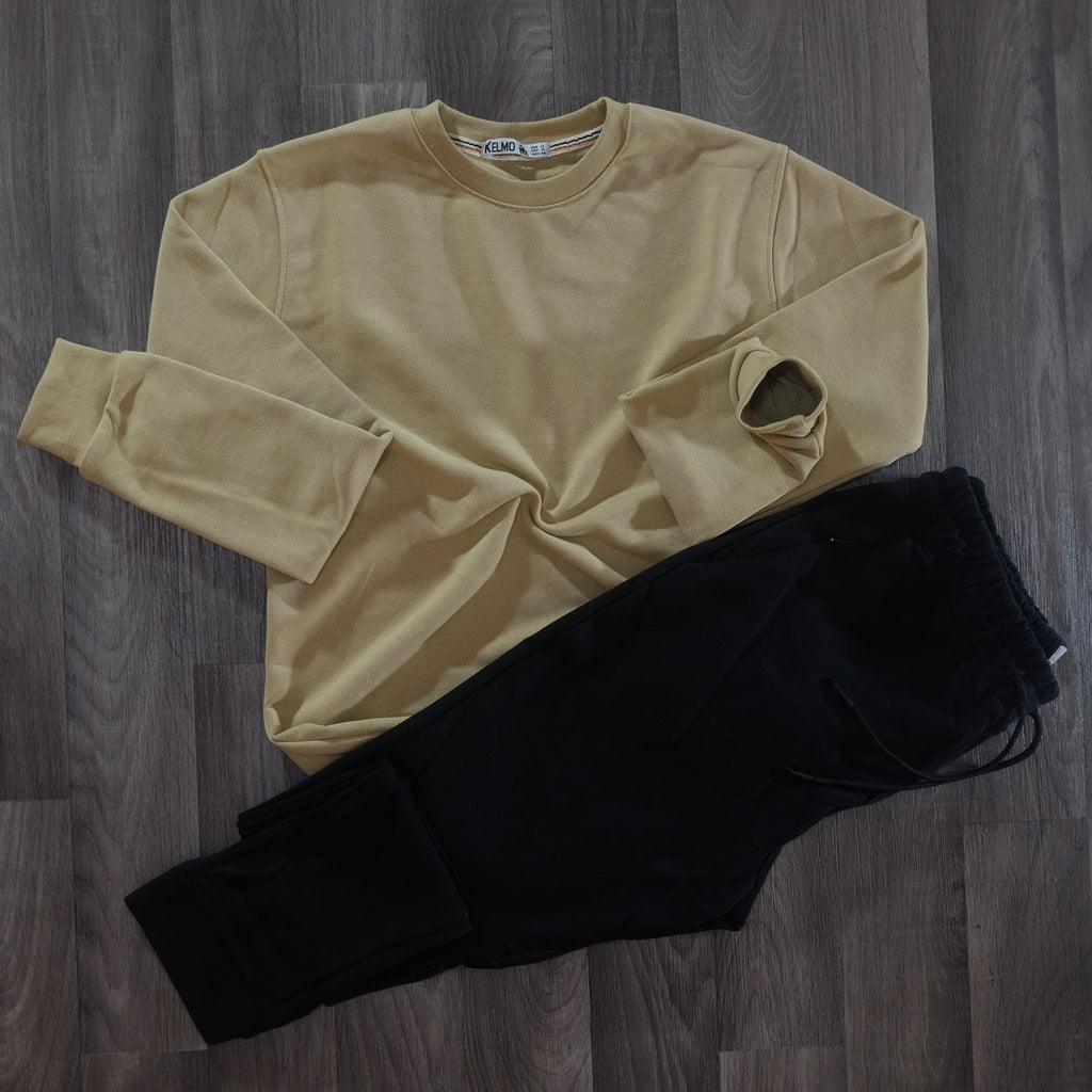 Ensemble Jogging Beska Noir + Sweat Beige
