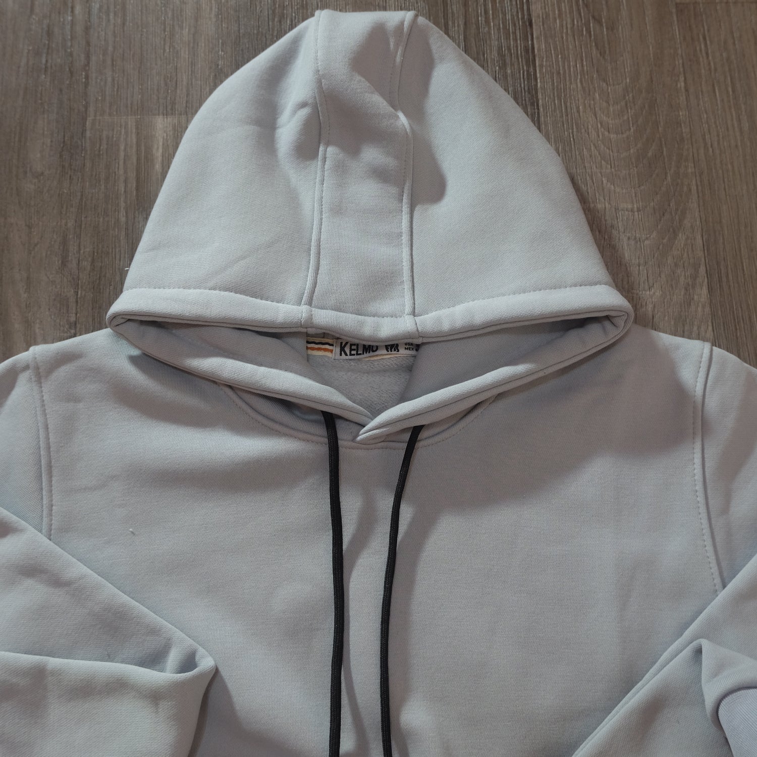 Ensemble Jogging Cargo Bleu Marine + Sweat à Capuche Gris Clair