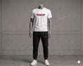 Ensemble Jogging Noir + T-Shirt Blanc