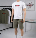 Ensemble Short Kaki + T-Shirt Kaki