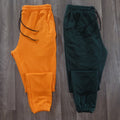 Pack 2 Jogging Orange + Vert Bouteille