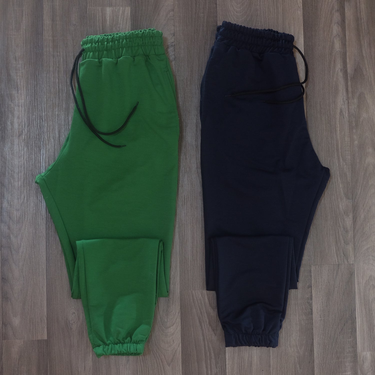 Pack 2 Jogging Vert Gazon + Bleu Marine